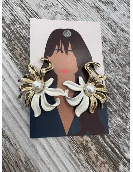 Pendientes Flor Desigual