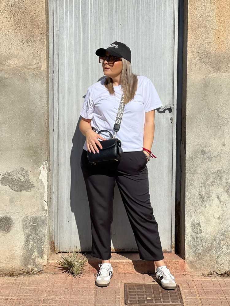 Pantalón Pinzas Negro