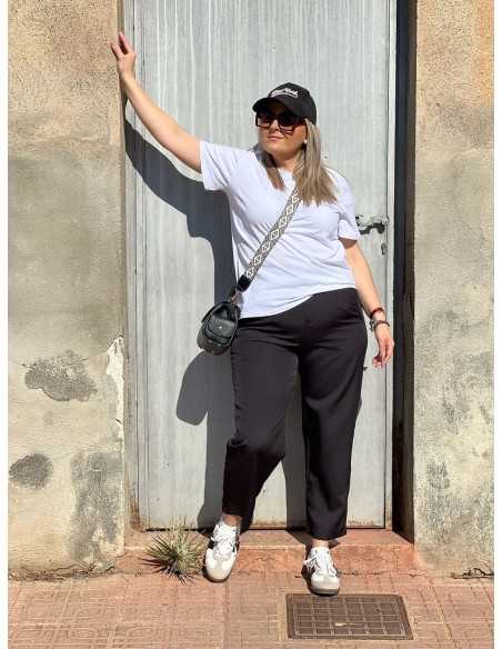 Pantalón Pinzas Negro