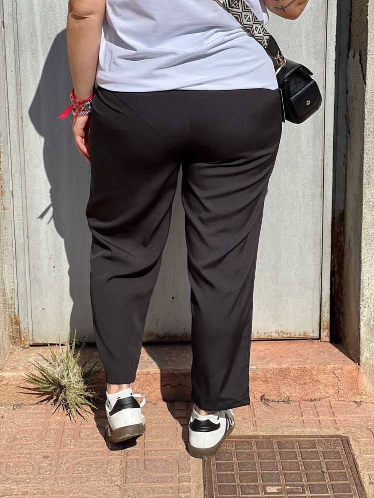 Pantalón Pinzas Negro