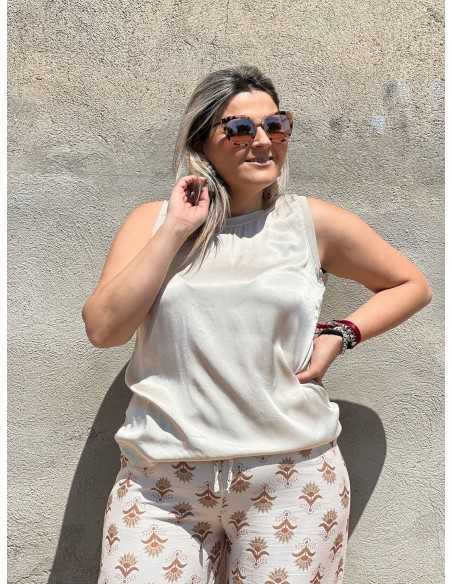 Camiseta Rasete Beige