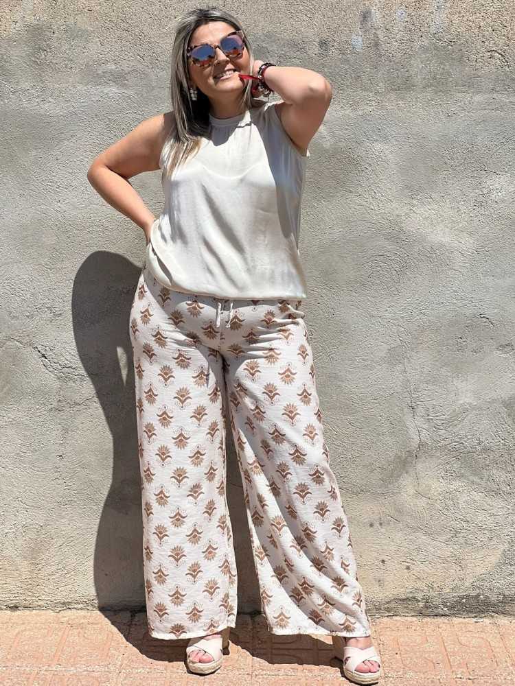 Camiseta Rasete Beige