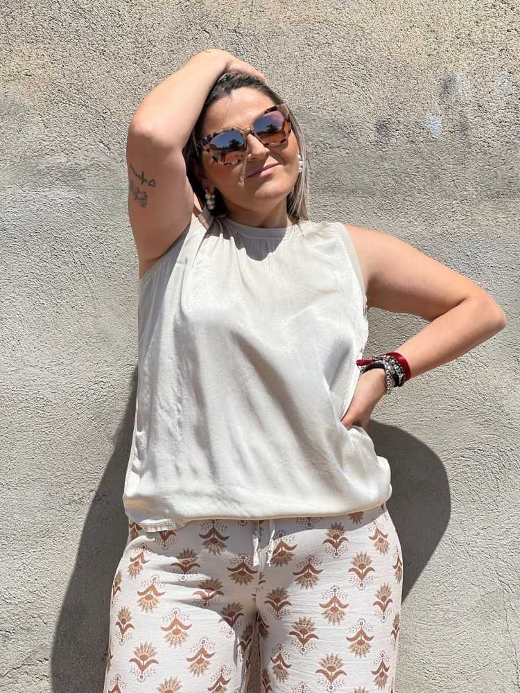 Camiseta Rasete Beige