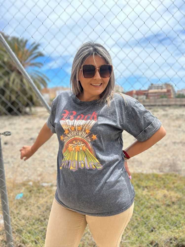 Camisa Desgastada Rock