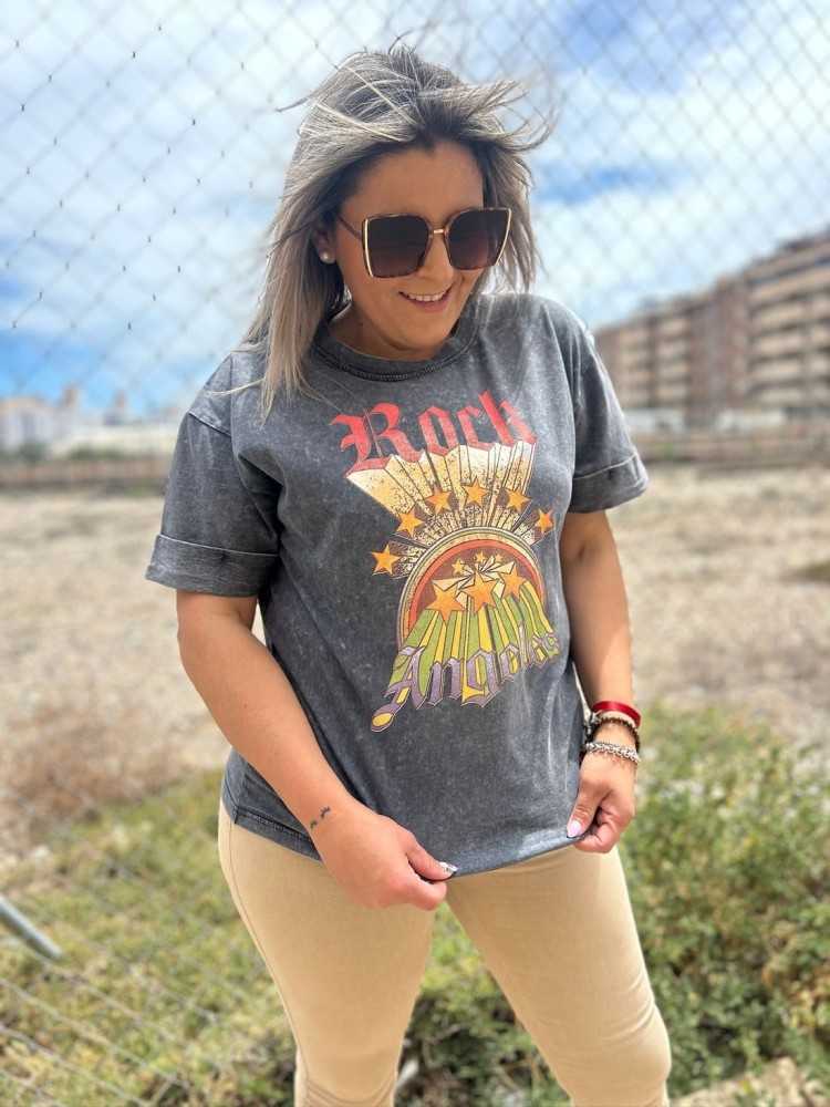 Camisa Desgastada Rock