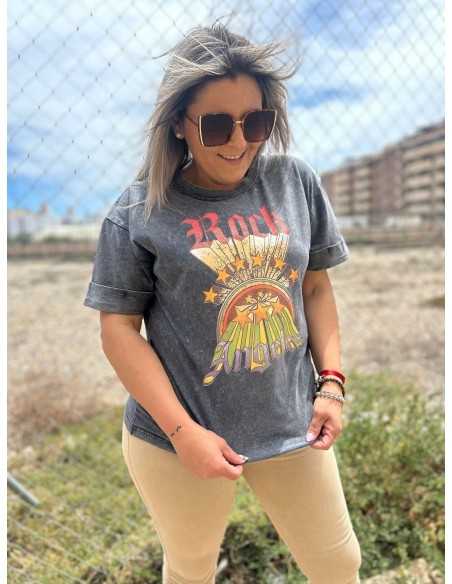 Camisa Desgastada Rock