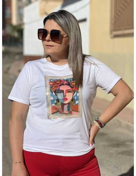 Camiseta Frida Camel