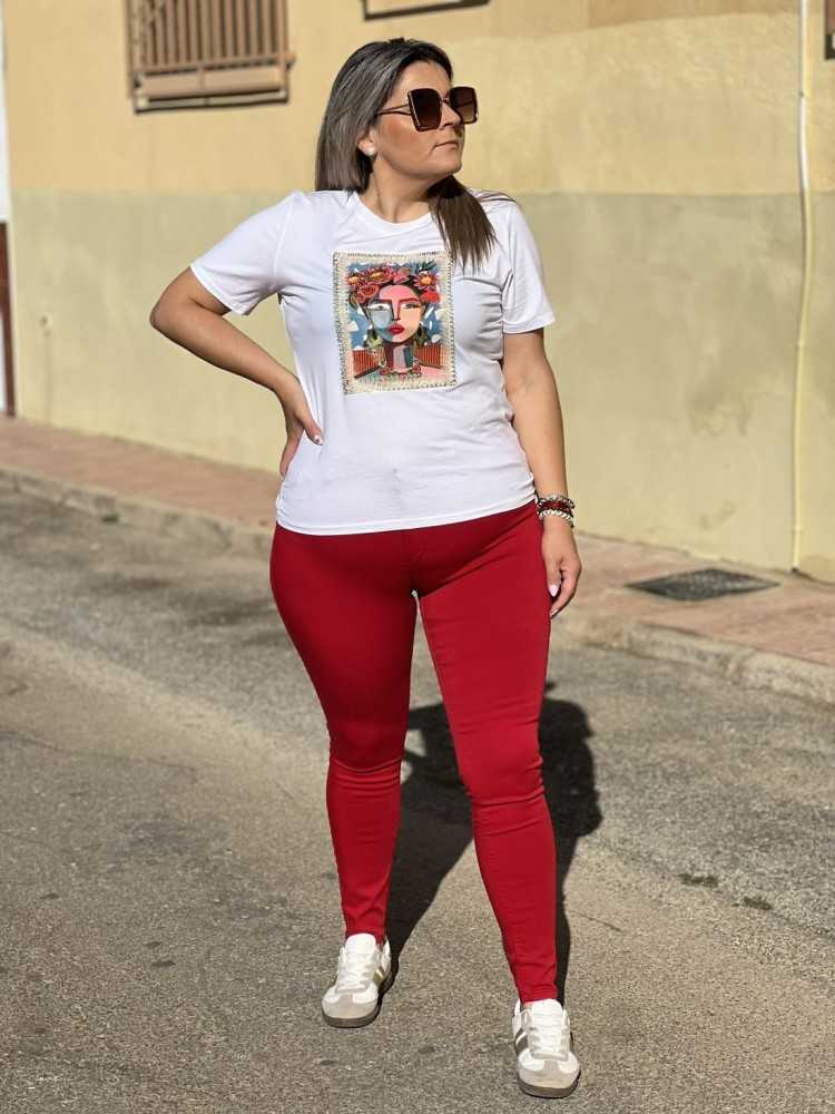 Camiseta Frida Camel