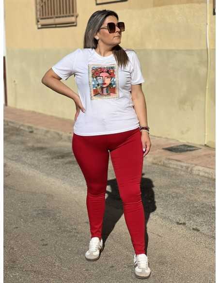 Camiseta Frida Camel