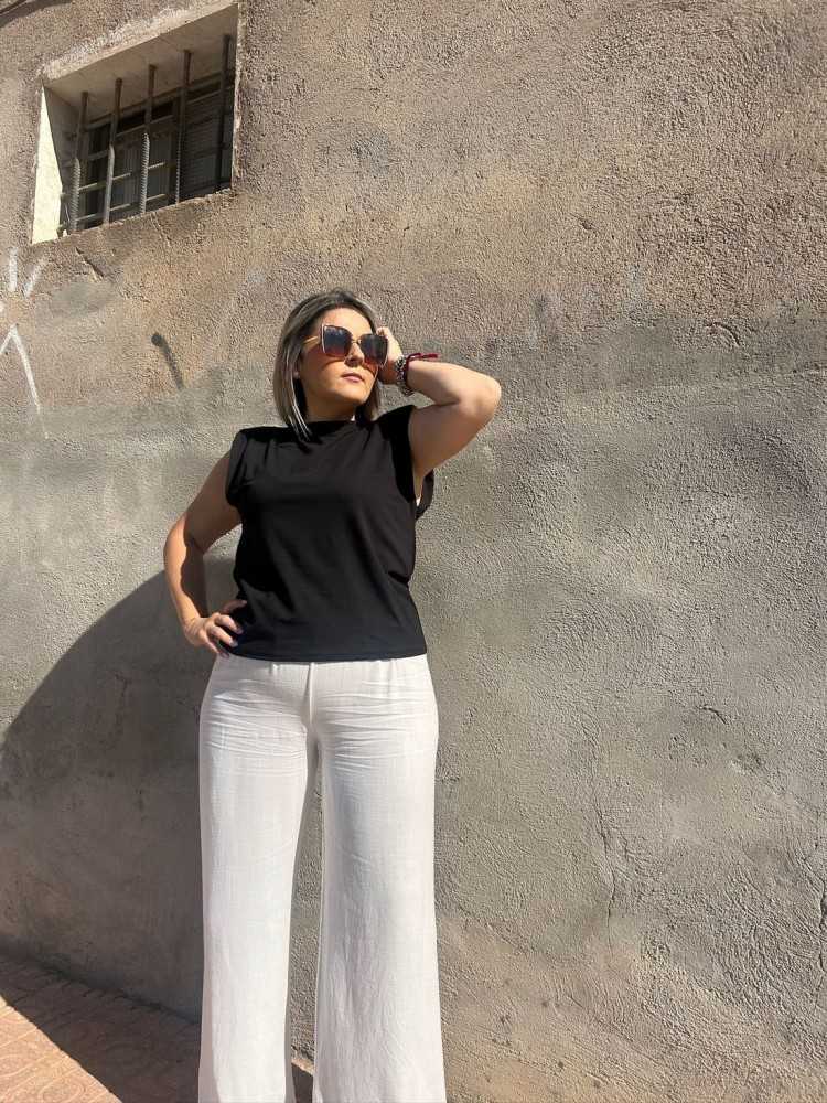 Pantalón Lino Blanco