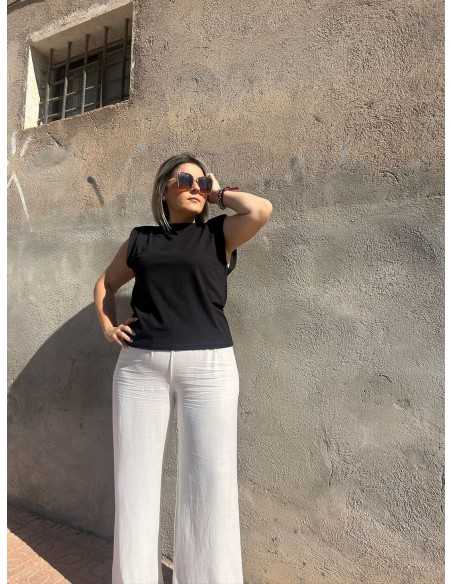 Pantalón Lino Blanco