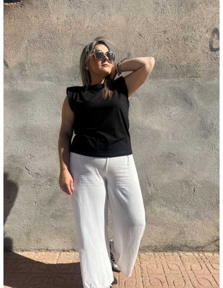 Pantalón Lino Blanco