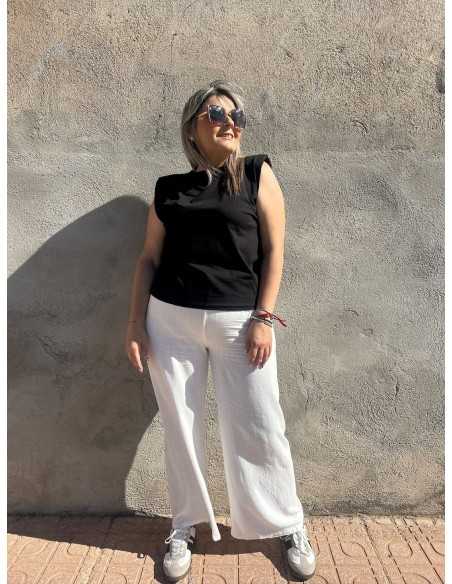 Pantalón Lino Blanco