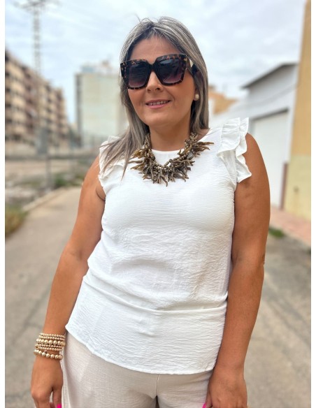 Blusa Vira Blanco