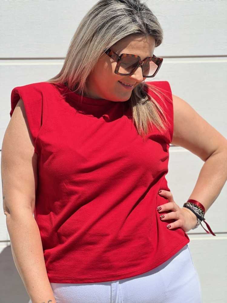 Camiseta Hombreras Básica