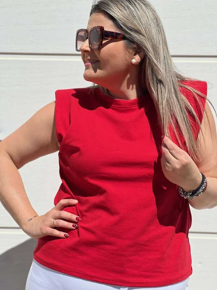 Camiseta Hombreras Básica