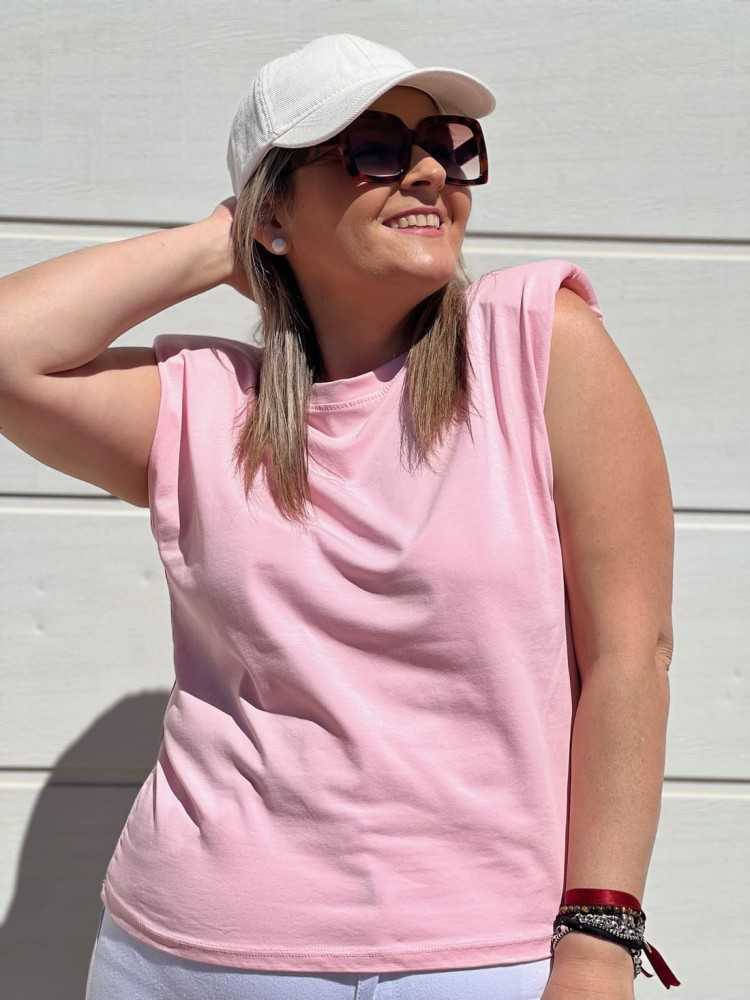 Camiseta Hombreras Básica