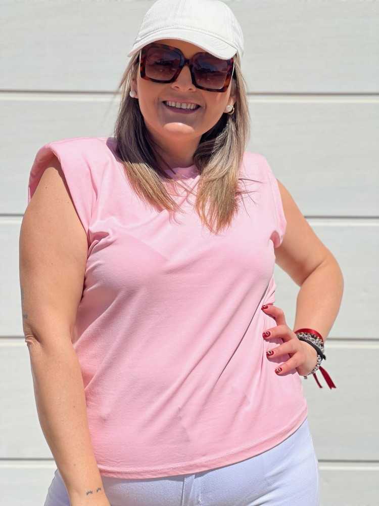 Camiseta Hombreras Básica