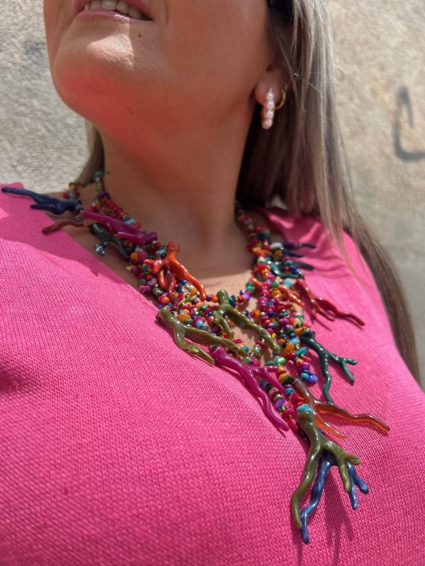 Colgante Coral Multicolor 2