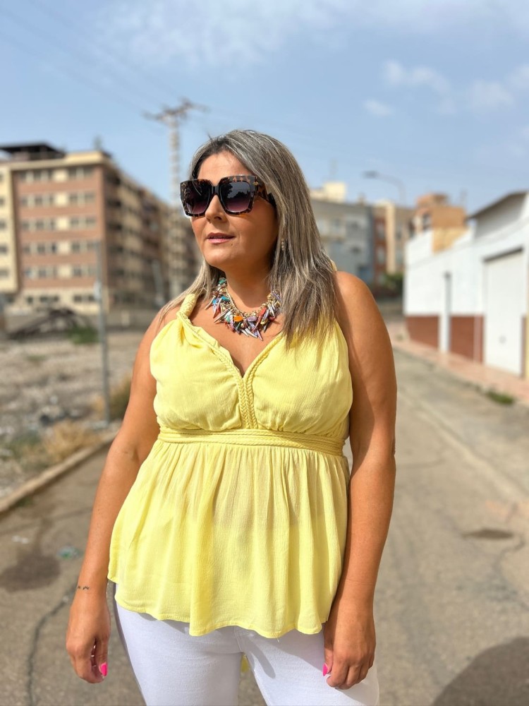 Top Greca Amarilla