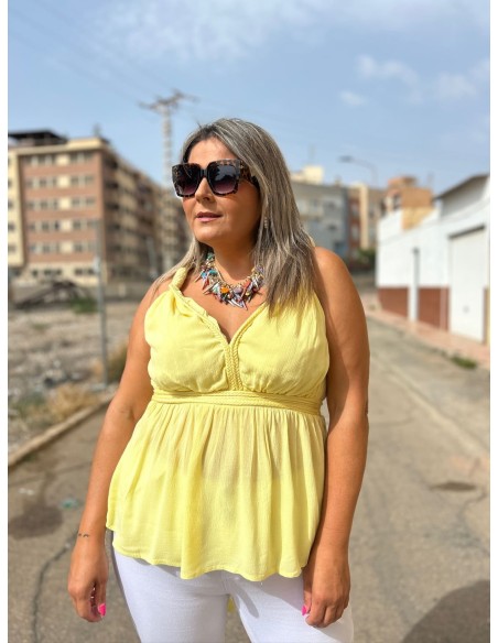 Top Greca Amarilla