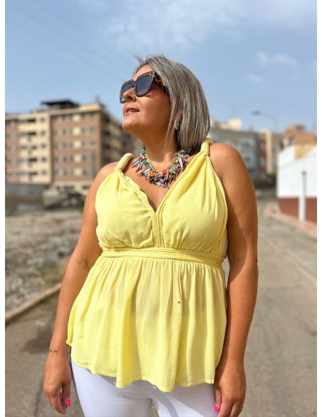 Top Greca Amarilla