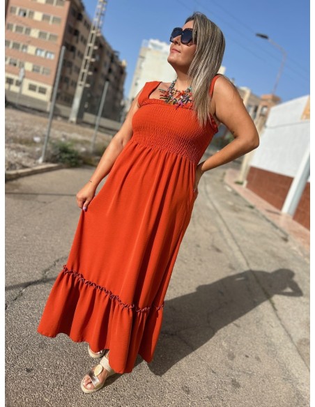 Vestido Fasy Teja
