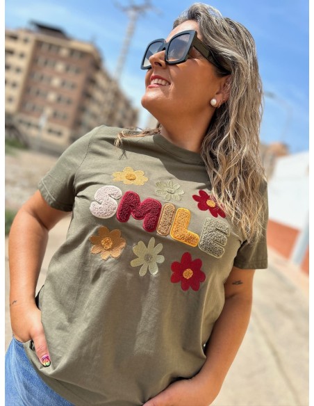 Camiseta Smile Verde