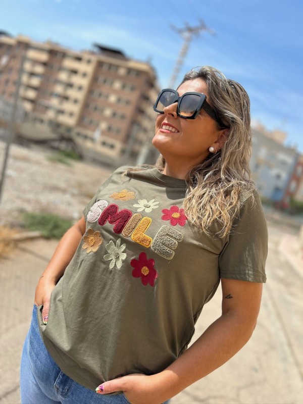 Camiseta Smile Verde 2