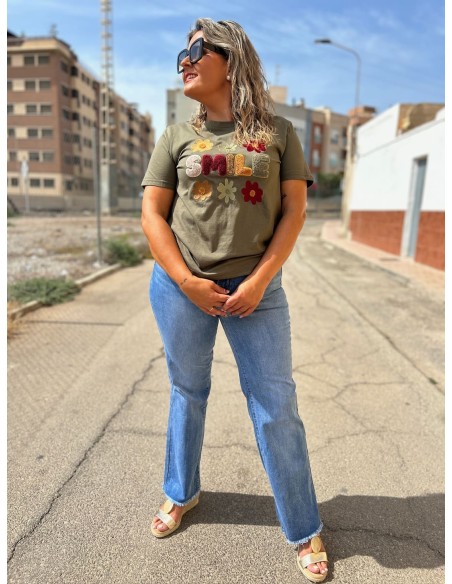 Camiseta Smile Verde