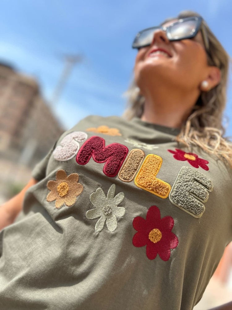 Camiseta Smile Verde