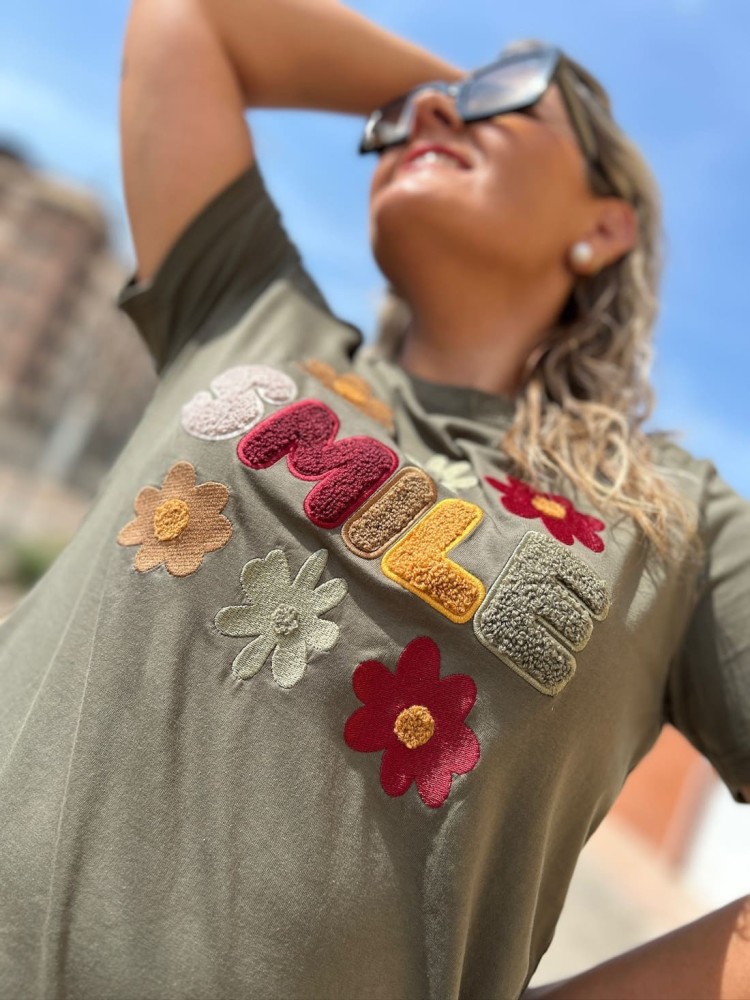 Camiseta Smile Verde