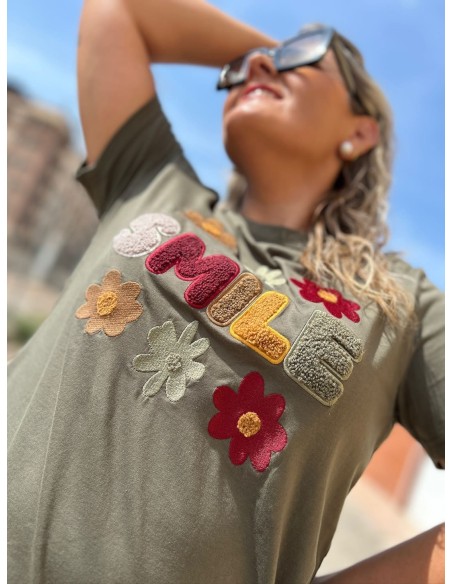 Camiseta Smile Verde