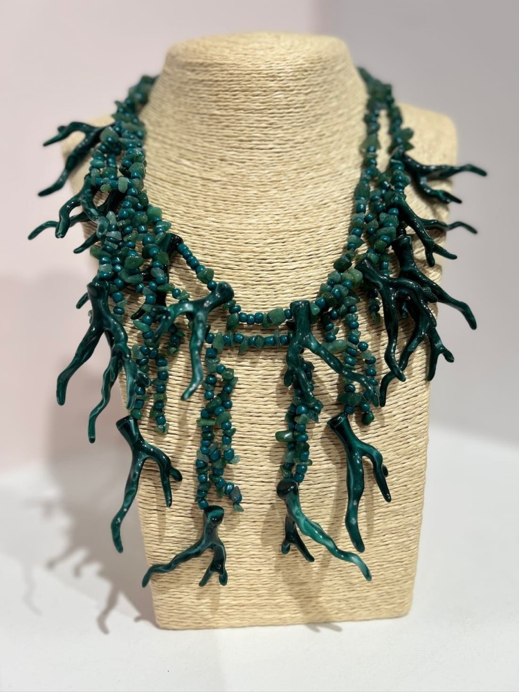 Colgante Corales Verde