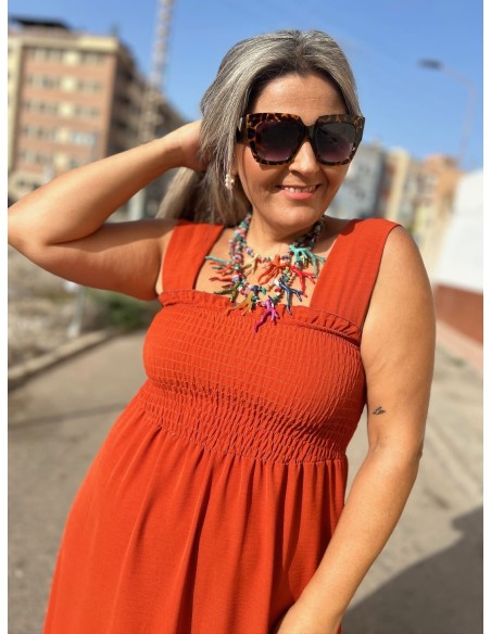 Colgante Coral Multicolor Verde