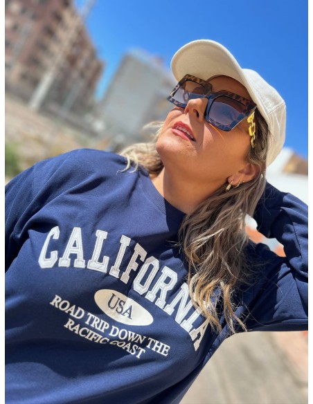Sudadera California Azul