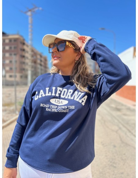 Sudadera California Azul