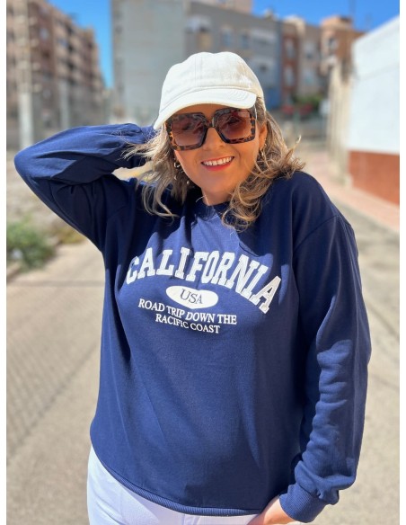 Sudadera California Azul