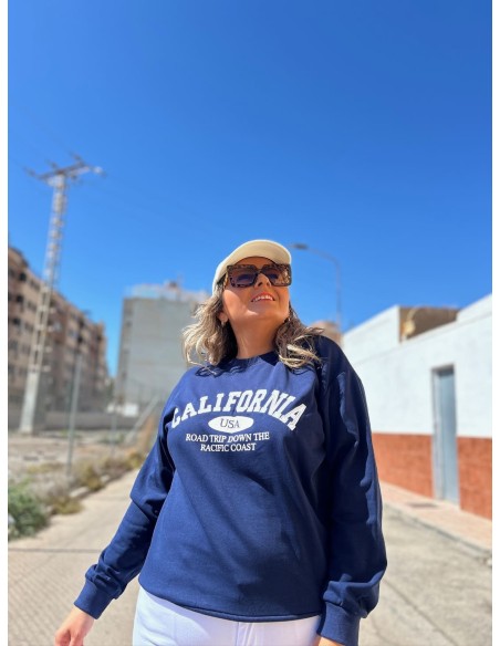 Sudadera California Azul