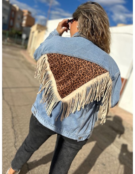 Chaqueta Vaquera Flecos