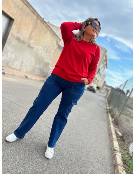 Pantalón Vaquero Cargo