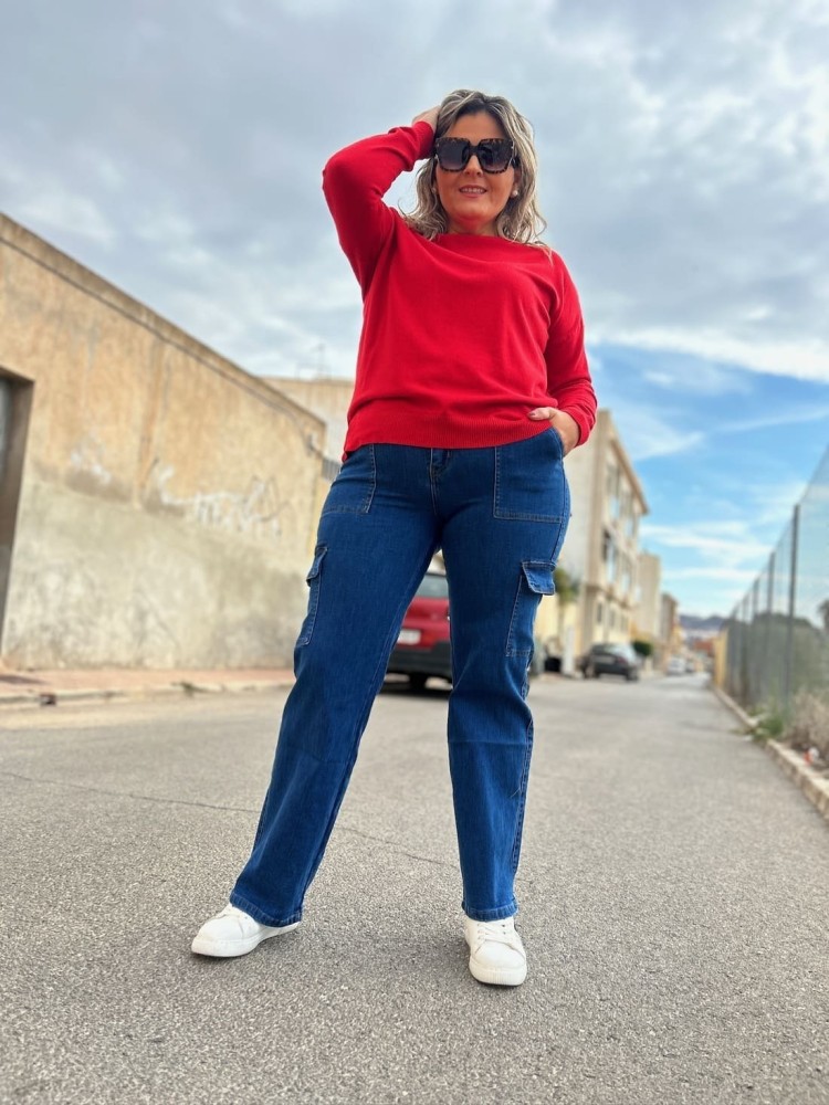 Pantalón Vaquero Cargo