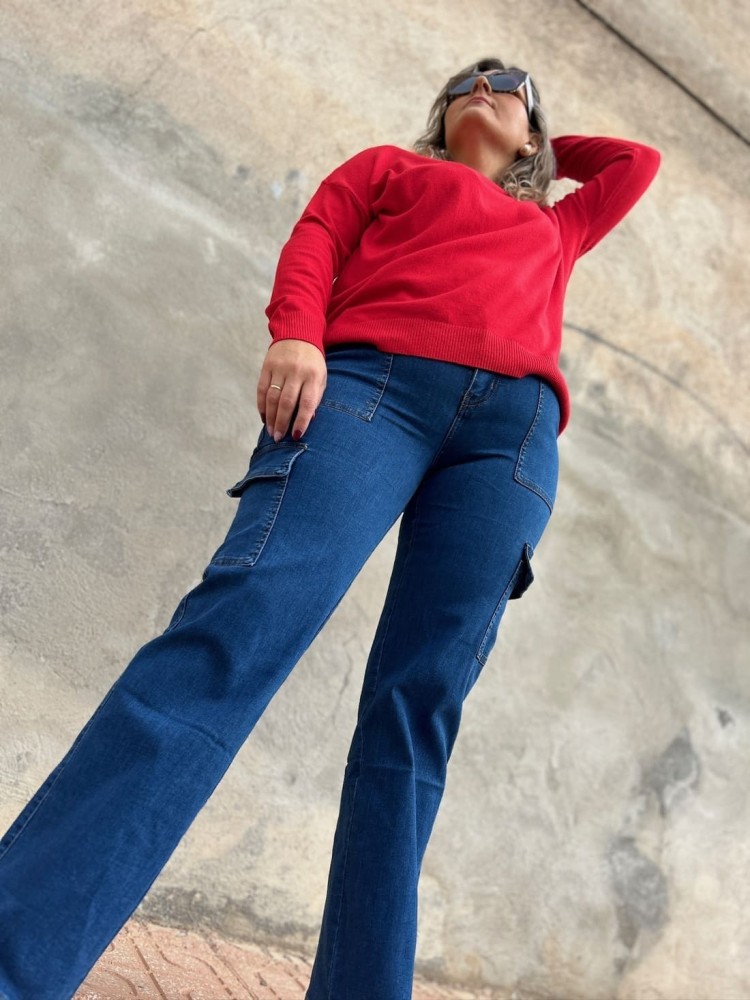 Pantalón Vaquero Cargo