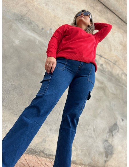 Pantalón Vaquero Cargo