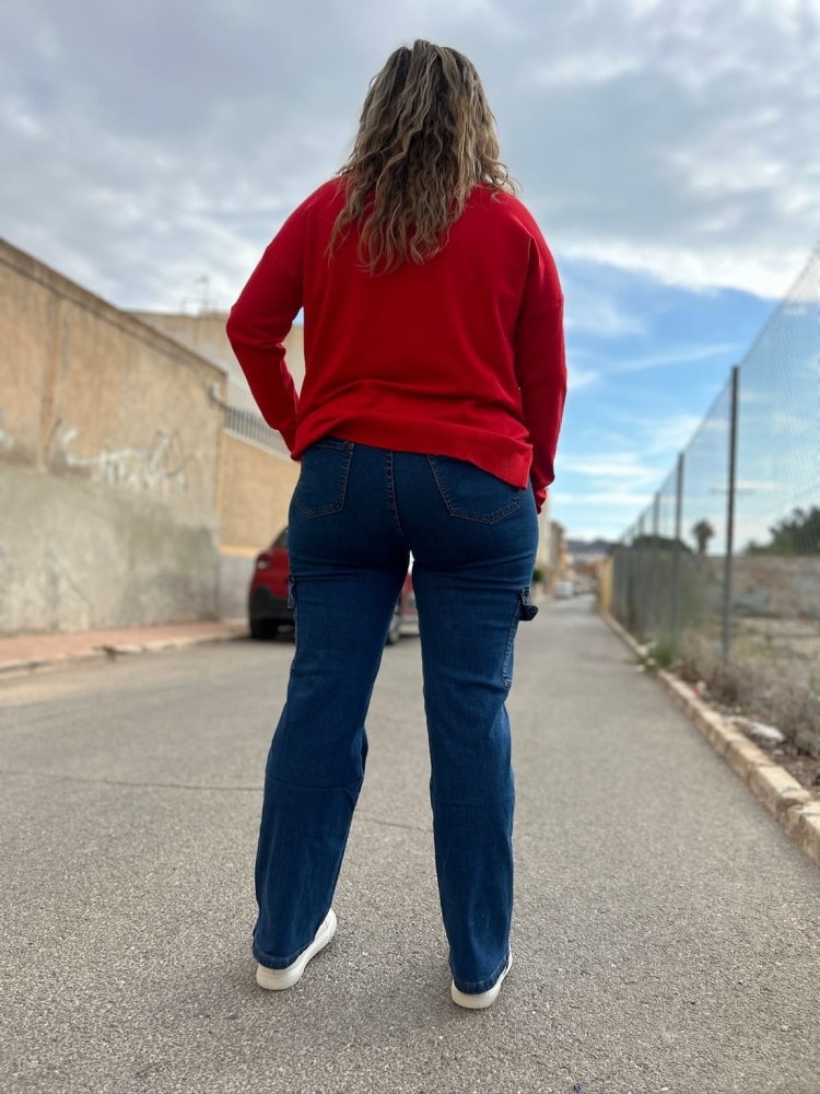 Pantalón Vaquero Cargo