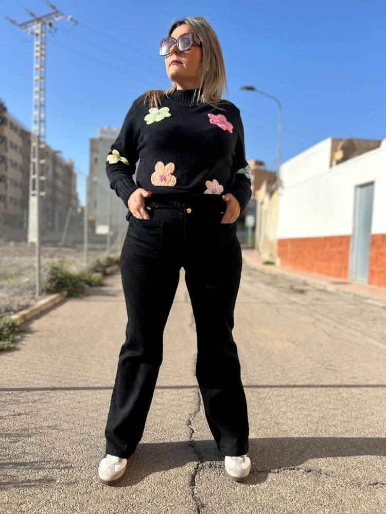 Jersey Margaritas Negro