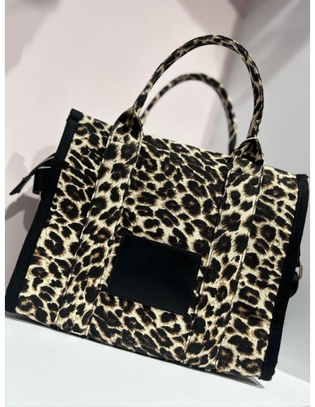 Bolso Cuadrado Leopardo