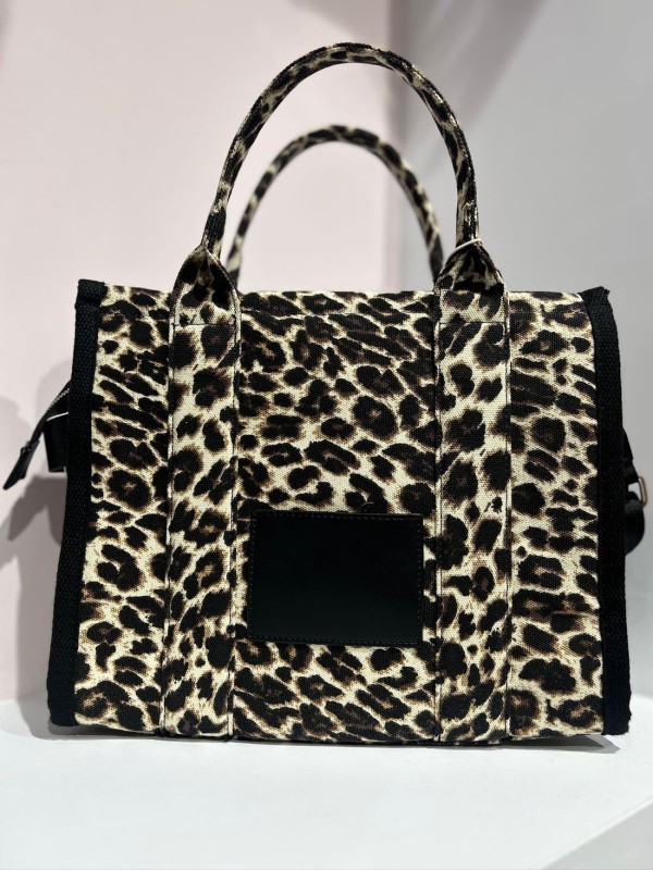 Bolso Cuadrado Leopardo 2