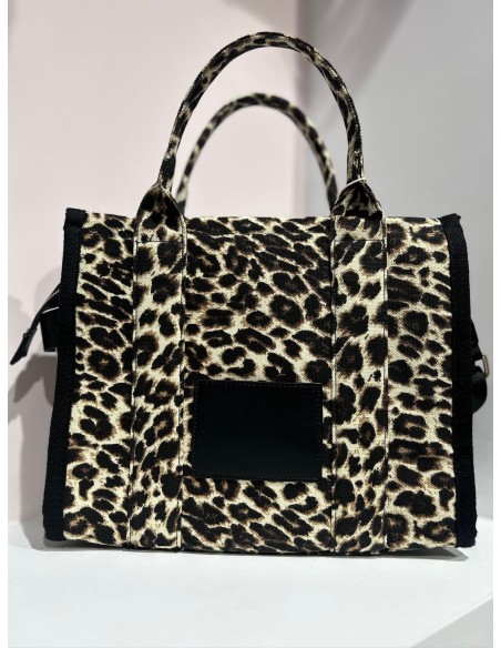 Bolso Cuadrado Leopardo