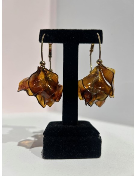 Pendientes Aro Pétalos